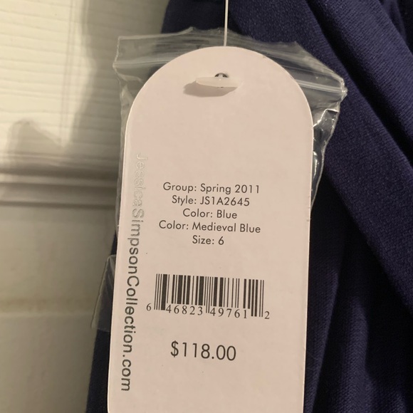 Jessica Simpson strapless navy maxi dress! - Picture 4 of 4